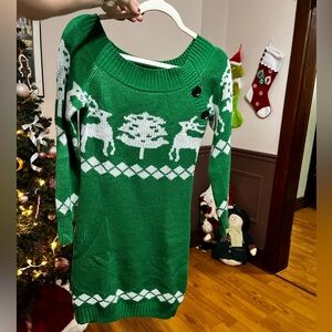Ugly Christmas sweater dress